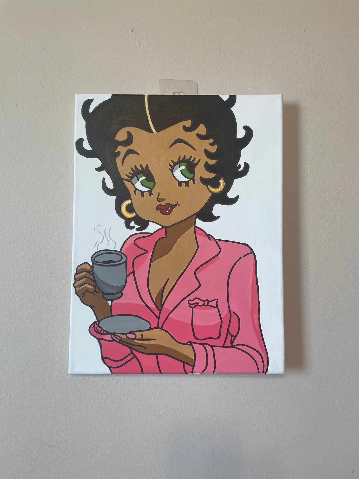 BE-TEA BOOP Wall Art Canvas