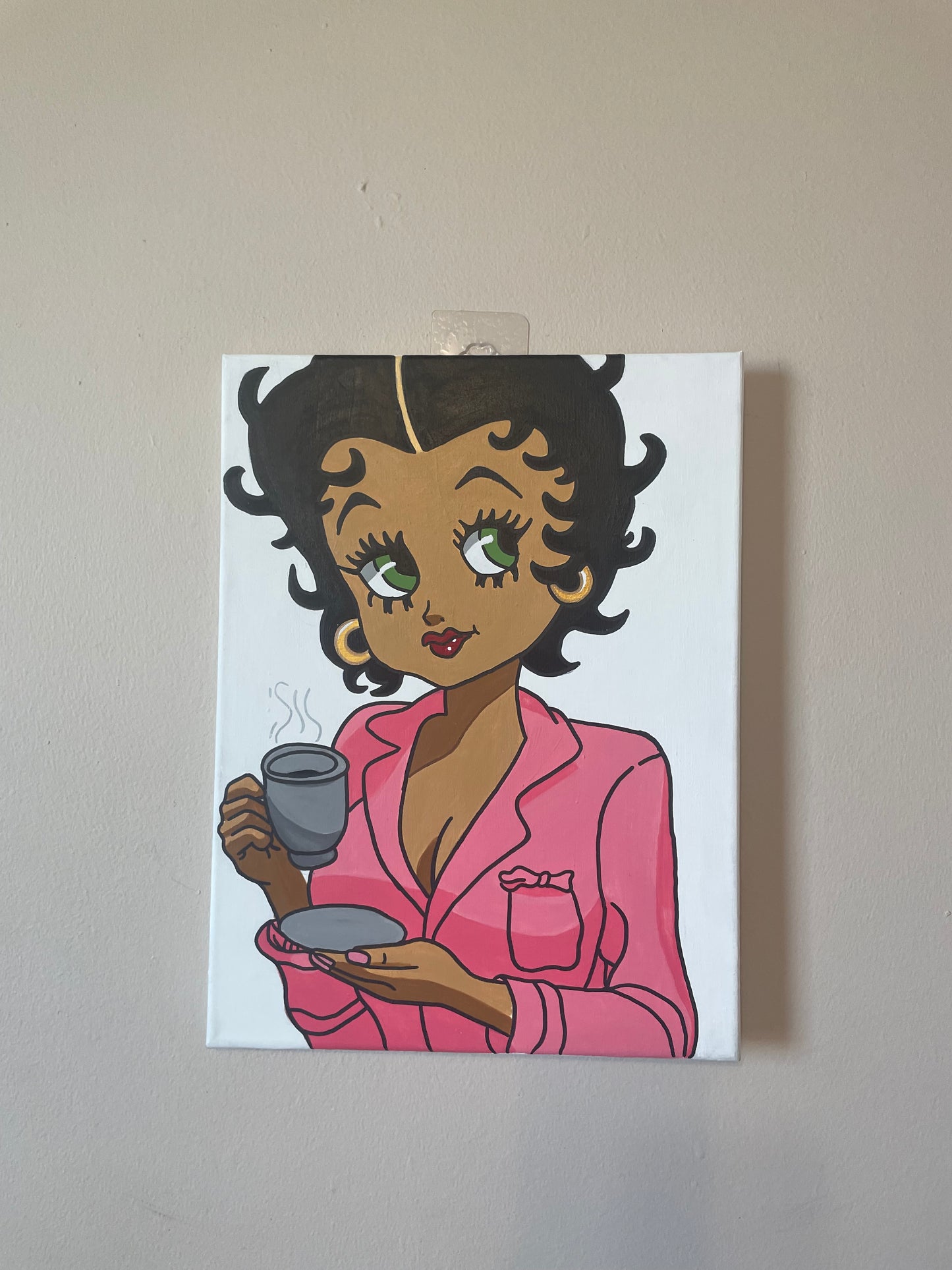 BE-TEA BOOP Wall Art Canvas