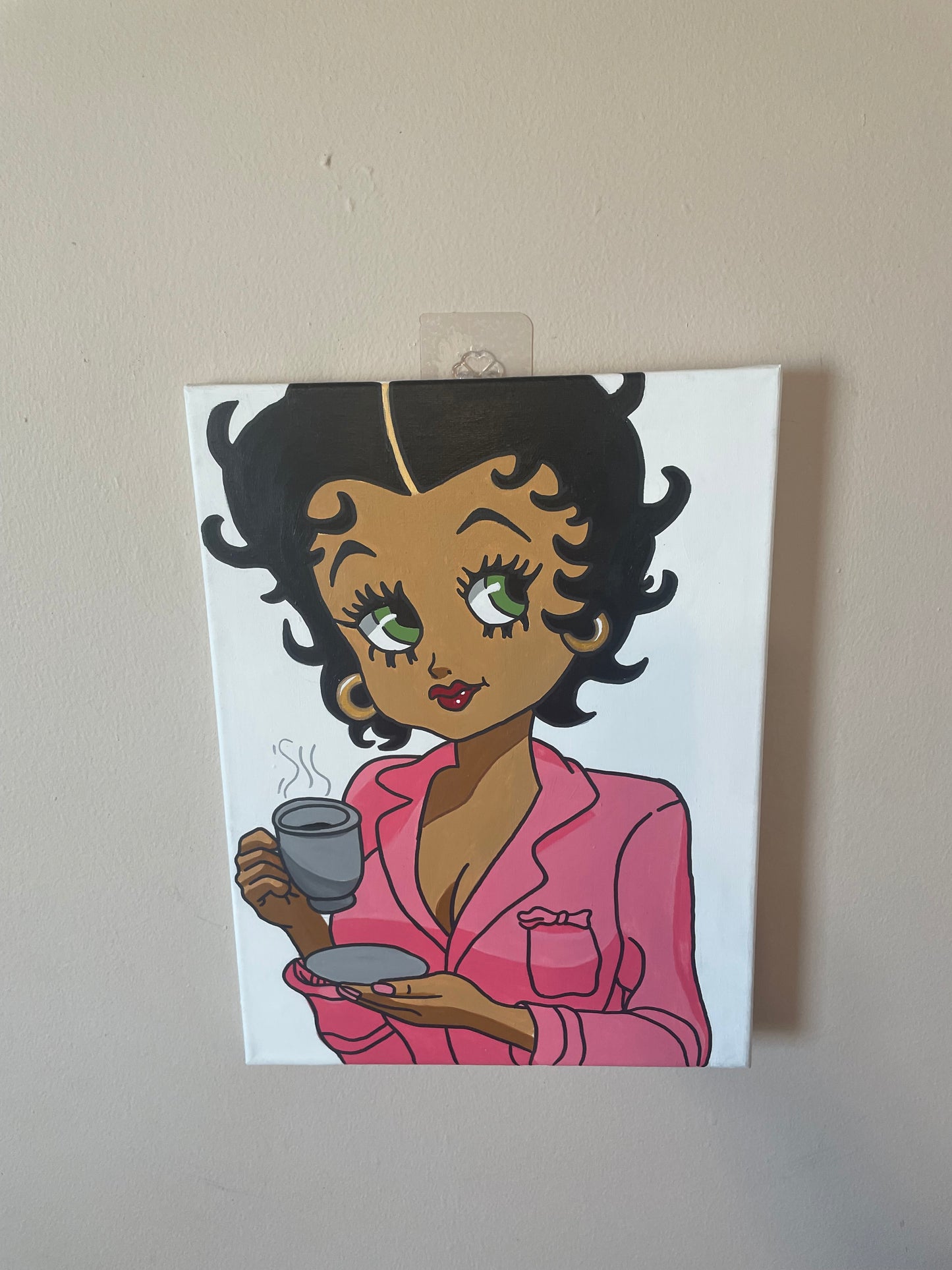 BE-TEA BOOP Wall Art Canvas