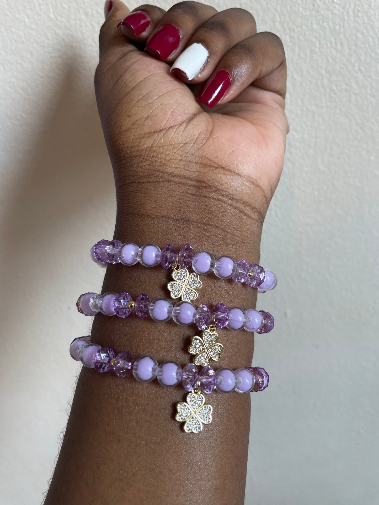 Lucky Lavender Bracelet