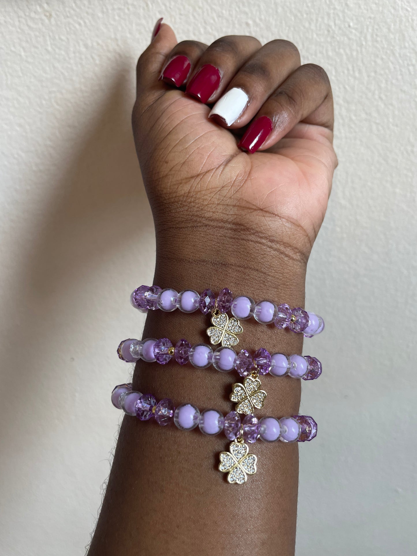 Lucky Lavender Bracelet
